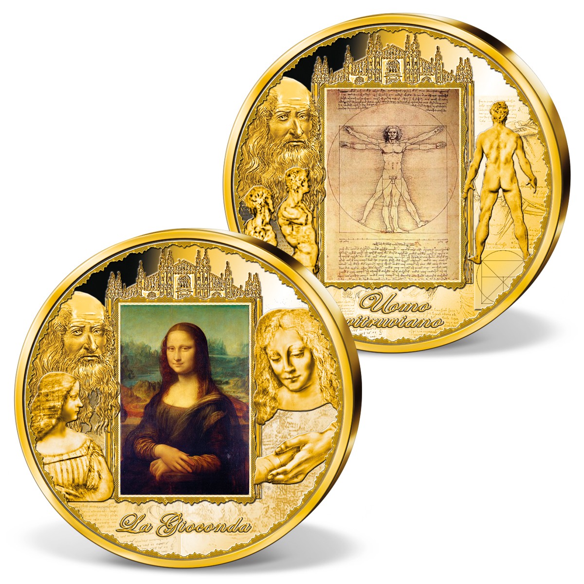 10er Komplett-Set 'Leonardo da Vinci'