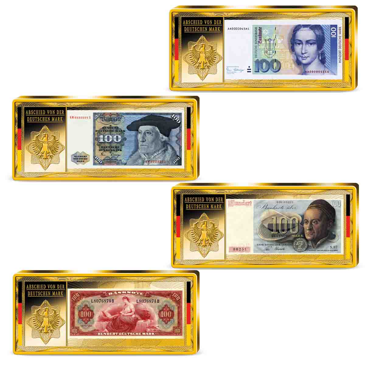 32er Komplett-Set Barren 'DM Banknoten'