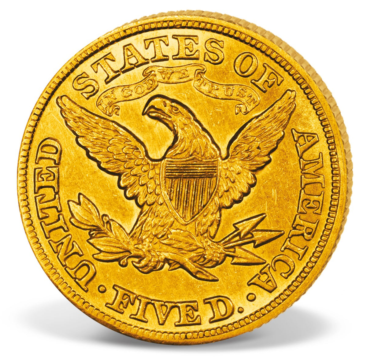 Goldmünze 5 Dollar USA 'Liberty Head' 1880